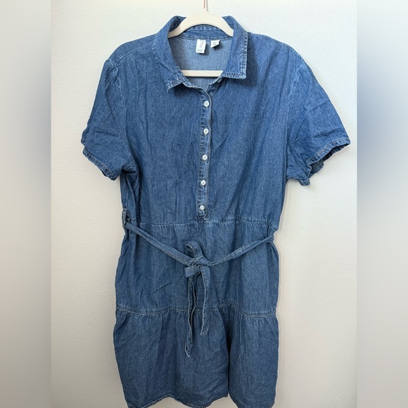 Joie Dresses & Skirts - Joie Classic Blue Denim Dress Size XL